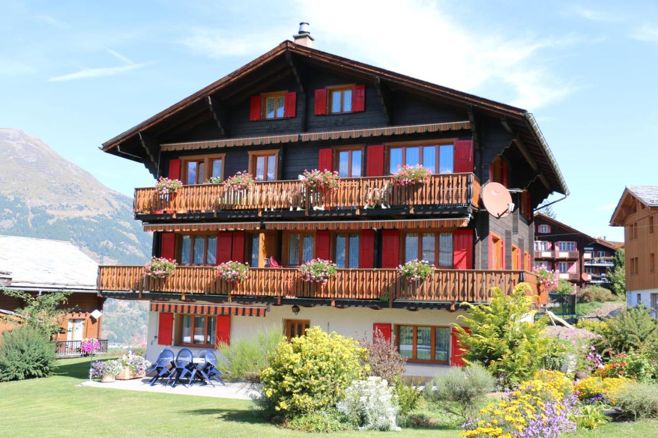 Appartamento Haus Bel-Air Grächen Esterno foto