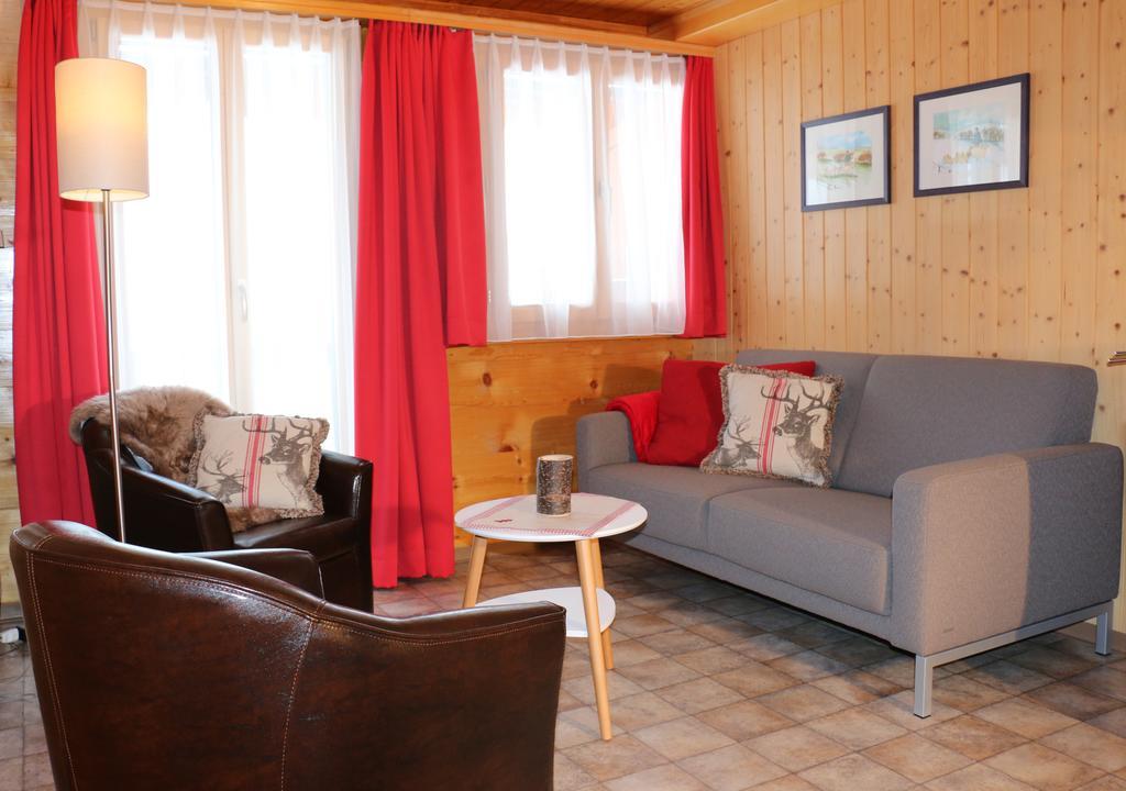 Appartamento Haus Bel-Air Grächen Esterno foto