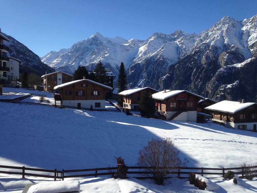 Appartamento Haus Bel-Air Grächen Esterno foto