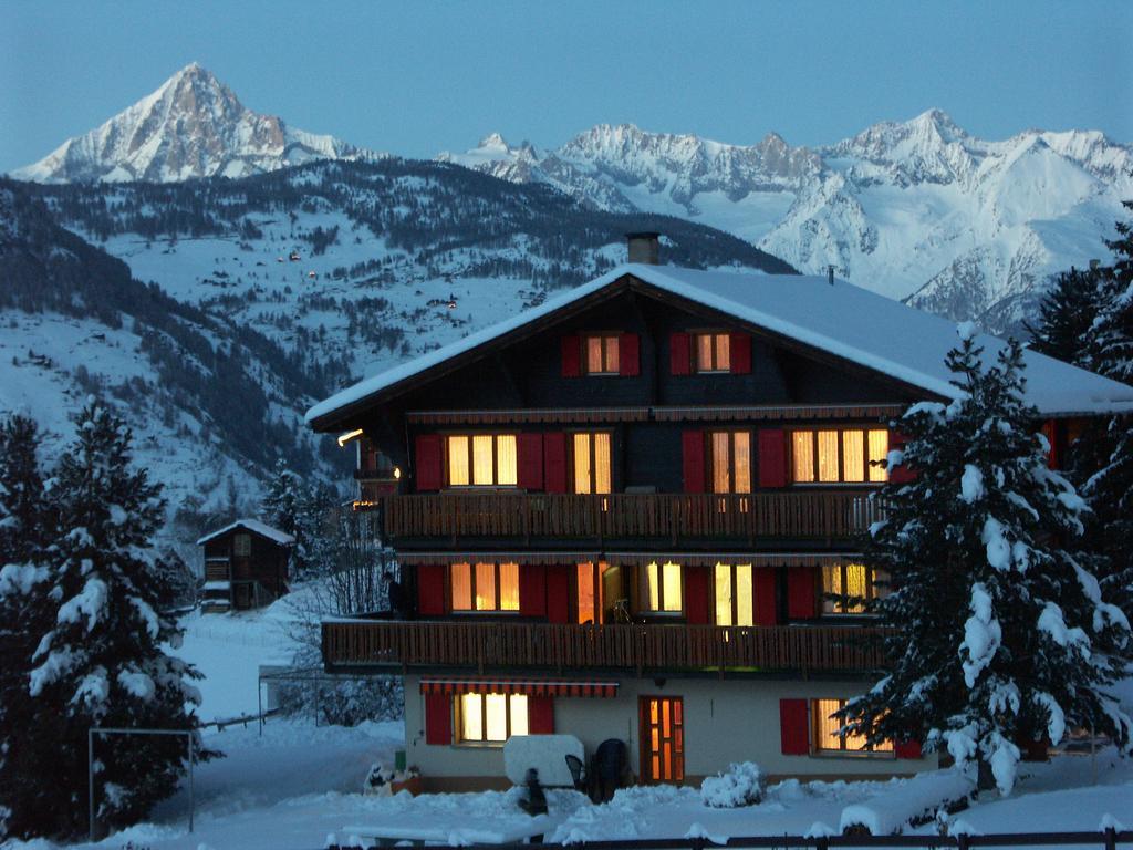 Appartamento Haus Bel-Air Grächen Esterno foto